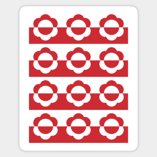 Mayapple Rows Red Sticker